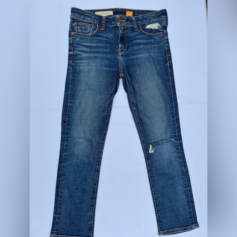 Pilcro and the Letterpress Anthropologie Slim-fit Skinny Jeans Size 27